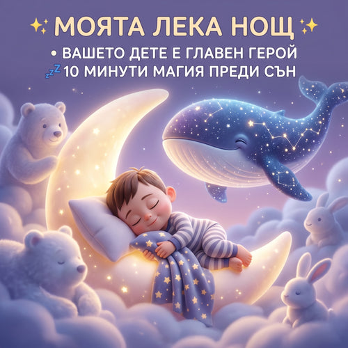 Персонализирана приказка за лека нощ (10 минути)